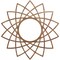 Ekena Millwork Eleanor Wood Fretwork Pierced Ceiling Medallion, Walnut, 40"OD x 15 3/8"ID x 3/8"T CMWP40X40X0375EAWA - alternate 1